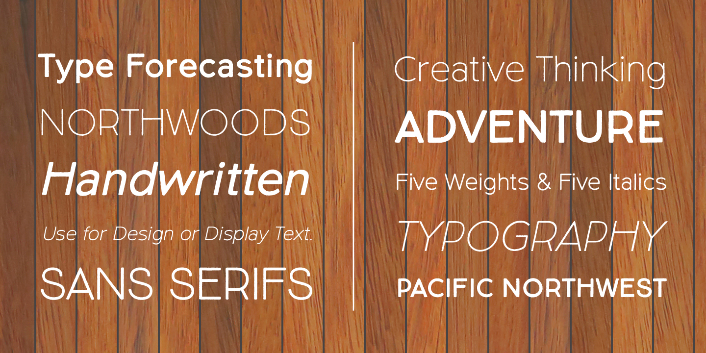 Northwoods Bold Italic Font preview